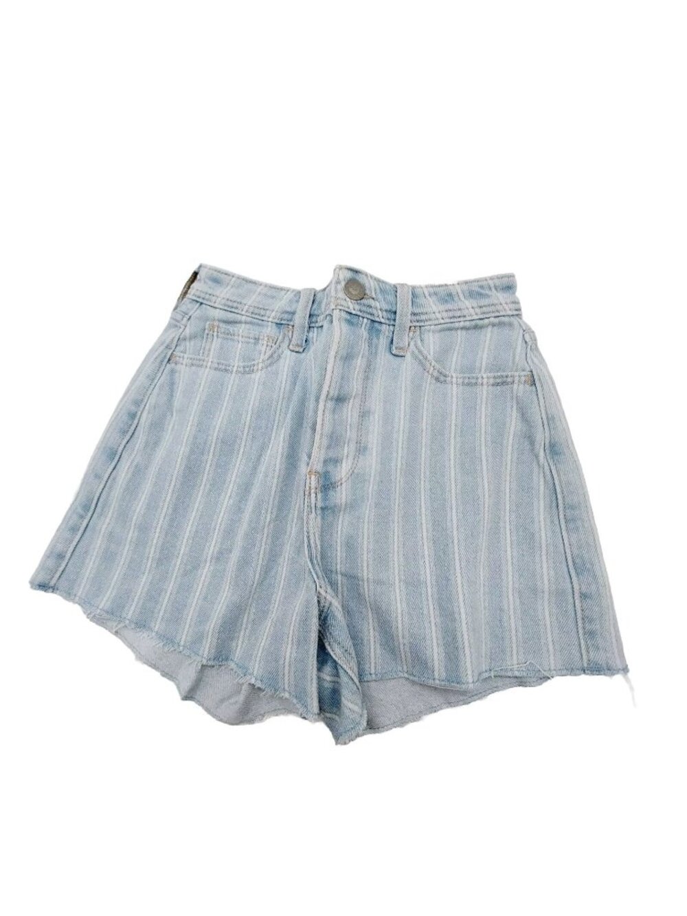 Hollister Pin Stripe Jean Shorts Size 0 w24